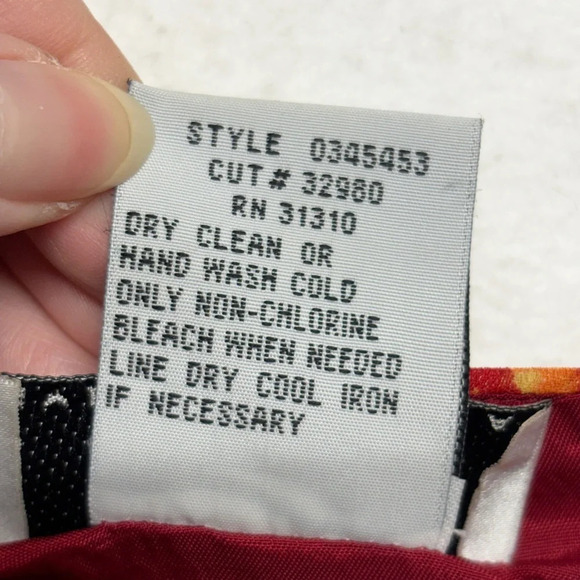 VTG 90's Buyer California AGB Dress Midi Beaded Strap Sheath Shift Tank 14 Red - Picture 4 of 6